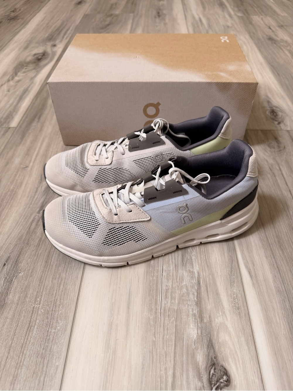 On Cloudrift Sneakers Women’s Size 8 Frost Heather Running Shoes w/ Box - Picture 3 of 11